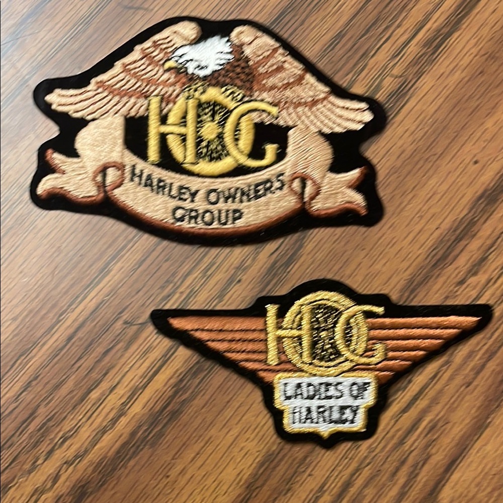 🏍️🌟Lot of 2 - Ladies of Harley Owners Group Patches HOG  NEW